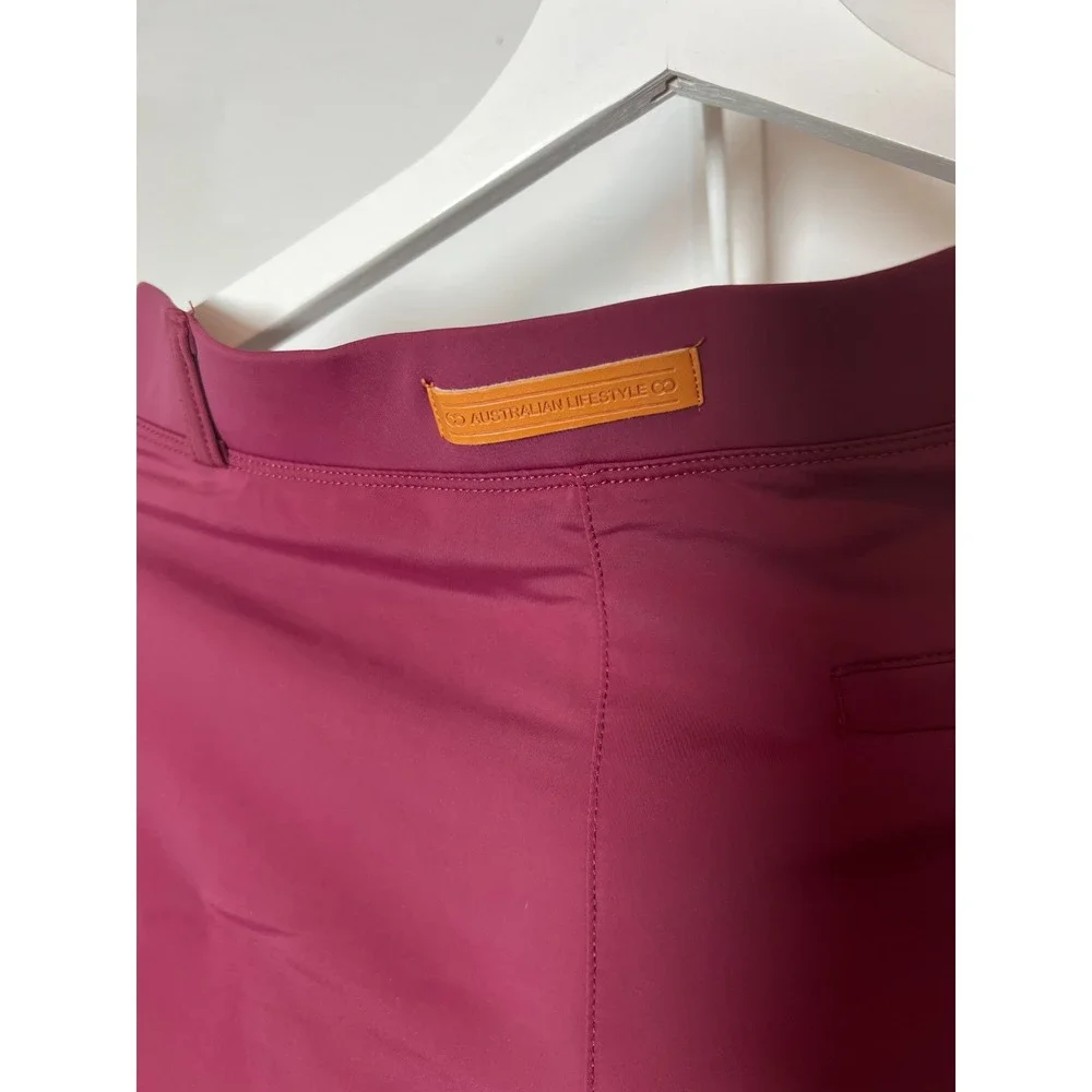 2Eros Bondi Mens Mid-Thigh Swim Short in Eco-Fabric size XL  Burgundy